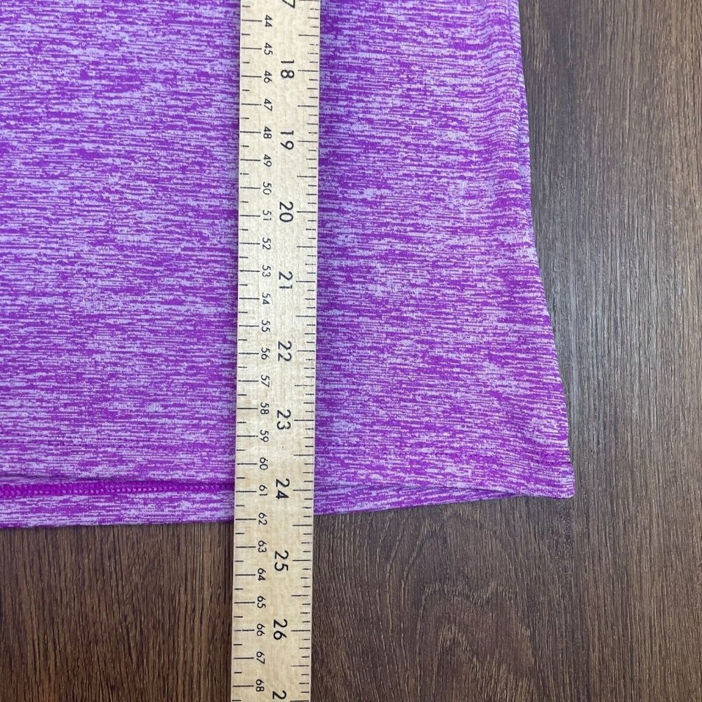 Under Armour Top Small Purple Hooded Loose Fit Long Sleeve Gym T-Shirt Women's - Picture 9 of 11